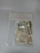 Folder of Assorted Foreign Notes