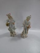 Pair of Dresden Type Figurines