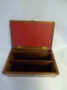 Mahogany Box with Compartments