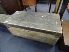 Large Pine Tool Chest with Rope Handles
