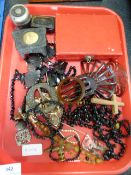Tray of Costume Jewellery, Etc