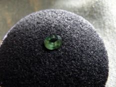 Oval Green Sapphire