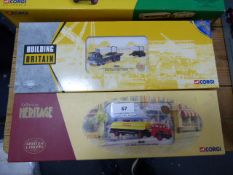2 Boxed Corgis - The Heritage Collection and Building Britain