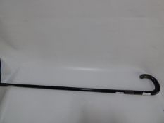 Walking Cane Silver and Ebony