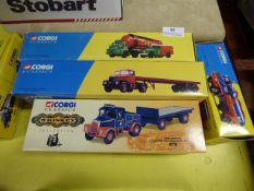 4 Boxed Corgi Haulage Vehicles