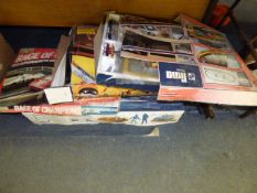 Several Boxed Distressed Boxes of Games
