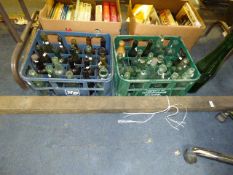 4 Crates of Vintage Bottles