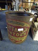 Old Nuttalls Mintoes Tin and Contents