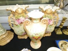 Three Large Decorative Vases