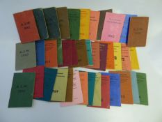 Box of The Amalgamated Society of Woodworkers Pass Books