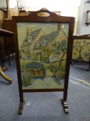 Tapestry Fire Screen