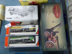 4 Boxes Including Corgi Vintage Glory of Steam, Corgi Christmas of 2000, Truck and 2 Matchbox
