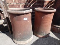 Pair of Small Chimney Pots