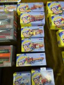 7 Boxed Chipperfield Trucks and Two Boxed Chipperfield Figurines of Trainers, Ringmasters Etc