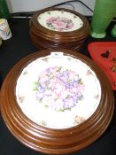 Set of Framed Royal Albert Queen Mother's Favourite Flowers