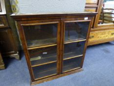 Small Glazed Bookcase Top