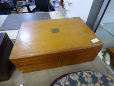 Large Oak Cookery Box