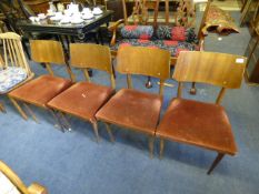 Set of Four 1970's Dining Chairs