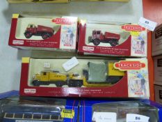 Three Trackside Boxed Trucks
