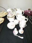 Large Collection of Crown Derby Tea Sets, Dishes, Etc