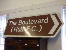 The Boulevard Hull FC Road Sign