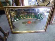 Greenall's Mirrored Sign