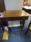 Mahogany Needlework Table