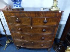 Victorian Mahogany Five Drawer Chest of Drawers