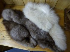 Silver Fox Collar and an Arctic Fox Collar