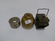 Yorkshire Penny Money Bank, Tea Caddy and Army Convoy Light