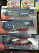 Three Boxed Corgi Original Omnibuses