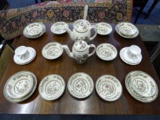 Part Indian Tree Tea Set, Etc