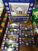 9 Boxes of Texico Replica's Including Two Texico Boxed Garages