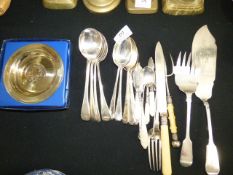 Collection of Silver Plated Cutlery, Etc