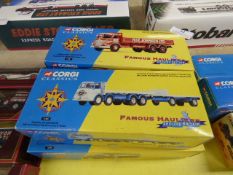 Four Boxes Corgi Classic Famous Haulers
