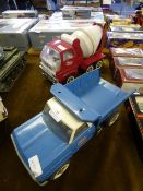 One Tonka Truck and a Tonka Cement Mixer