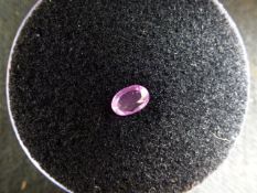 Oval Pink Sapphire