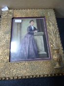 Arts and Crafts Gilt Picture Frame