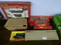 Boxed collection of Triang Hornby etc with Flying boxed Triang Hornby Flying Scotsman