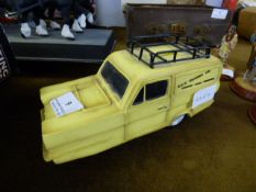 Del Boy- Trotters Yellow Robin Reliant Money box