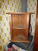 Pine Corner Shelf Unit