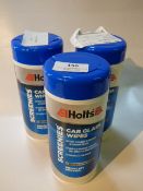 *HOLTS SCREENIES CAR GLASS WIPES 3PK