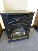 Log Effect Wood Burning Stove with Remote Control