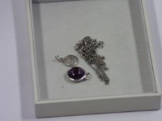 *FRIORELLI.COM AMETHYST CABOCHON PENDANT