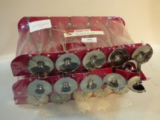 *30 SABERT MOZAIK CHAMPAGNE GLASSES