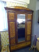 Edwardian Walnut Wardrobe