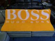 *HUGO BOSS BEACH TOWEL (ORANGE)