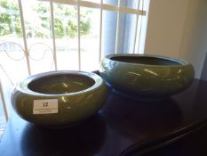 Two Graduated Fruit Bowls