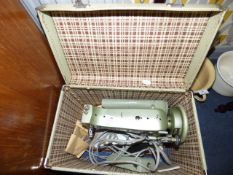 Jones Electric Sewing Machine in Carry Case