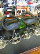 *BLK GASLIFT BARSTOOL 2PK